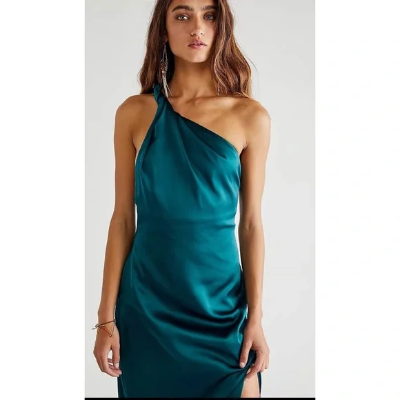 Free People Victoria Dress Size 8 One Shoulder - Picture 1 of 7
